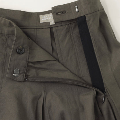 SILK COTTON POPLIN SKIRT