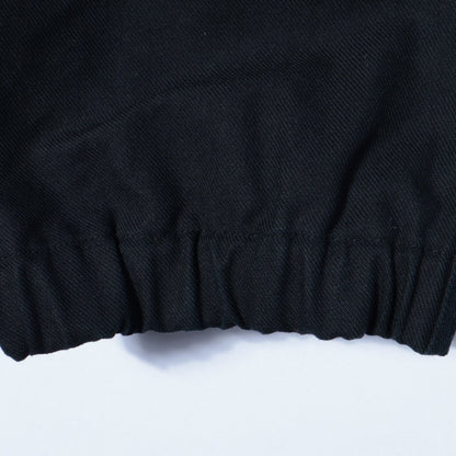 ORGANIC COTTON GABARDINE TROUSERS