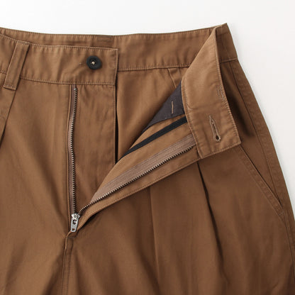 CRISP COTTON TWILL TROUSERS