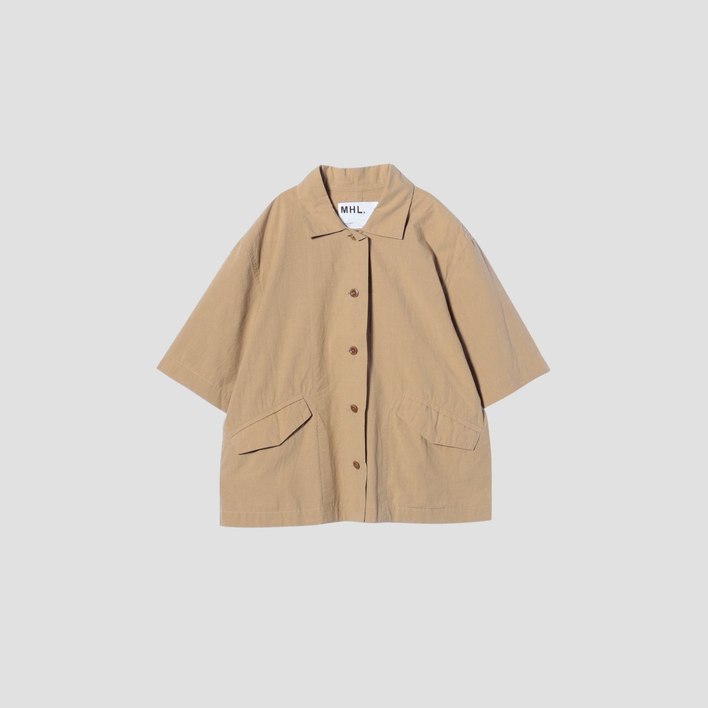 LIGHT COTTON LINEN POPLIN SHIRT