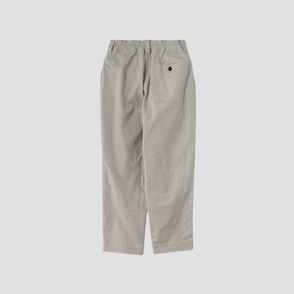 WASHED COMPACT COTTON TROUSERS
