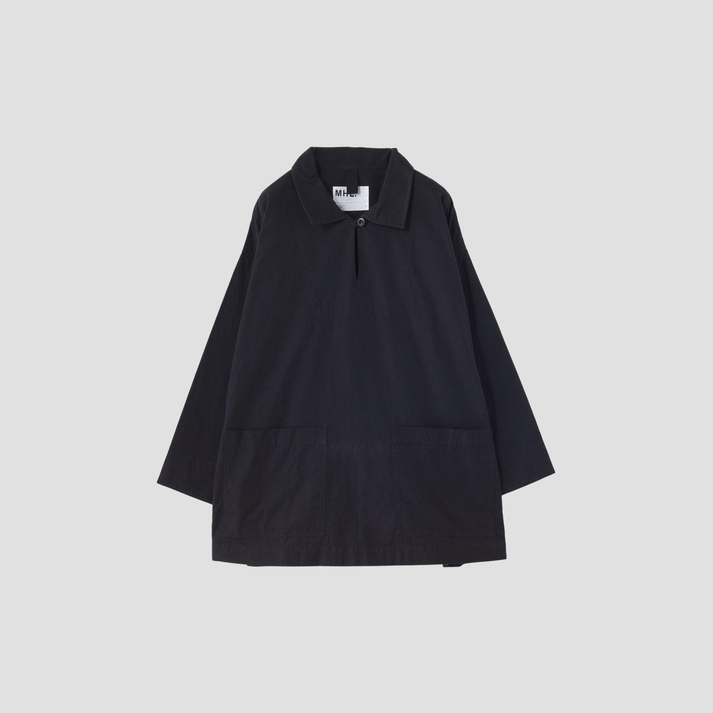BLACK WARP COTTON DENIM SHIRT