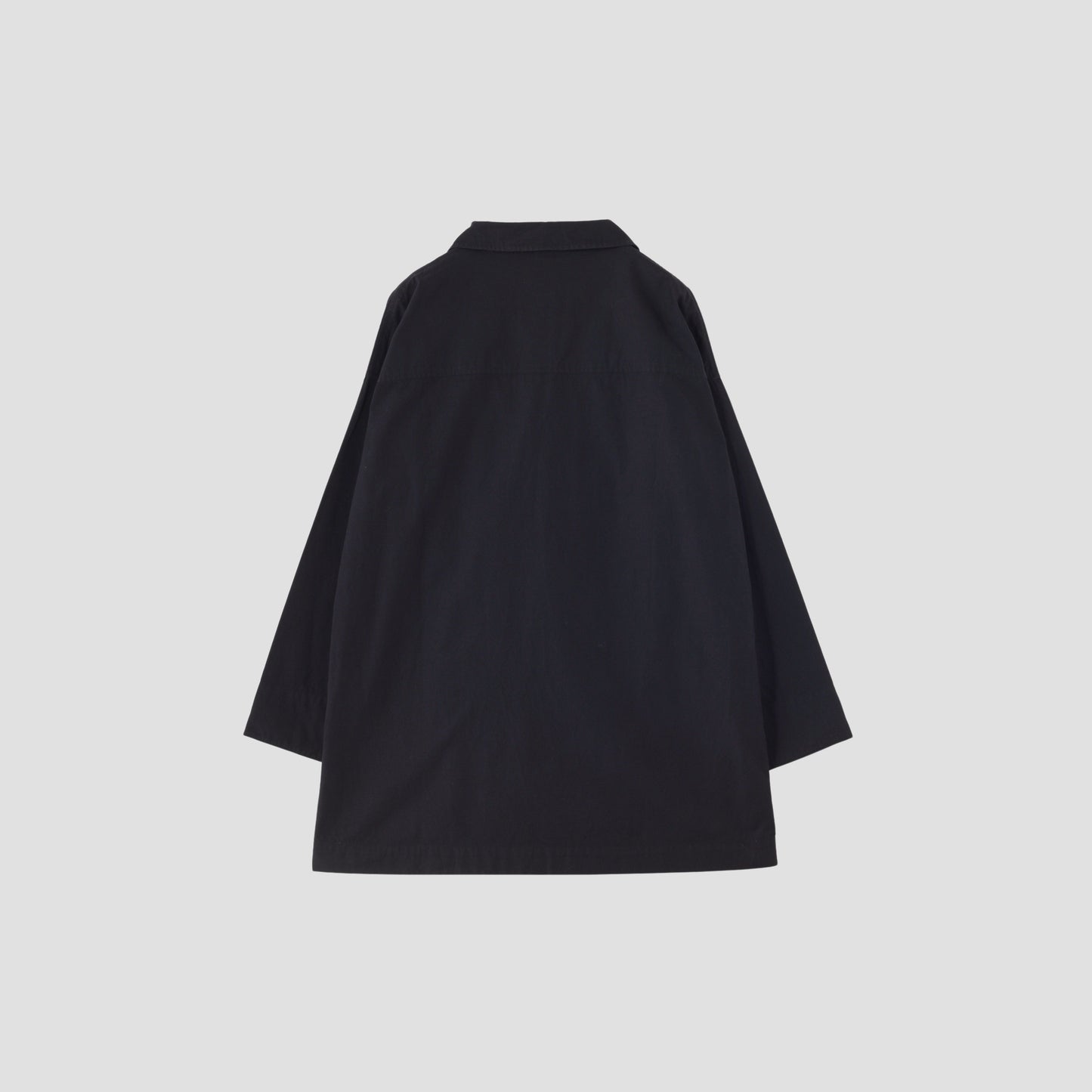 BLACK WARP COTTON DENIM SHIRT