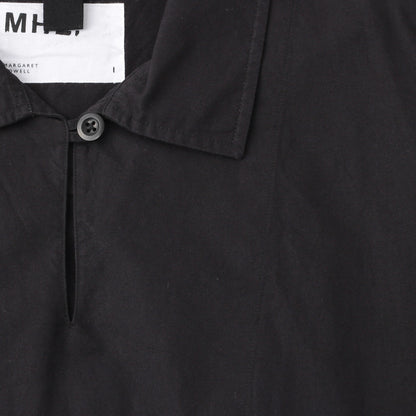 BLACK WARP COTTON DENIM SHIRT