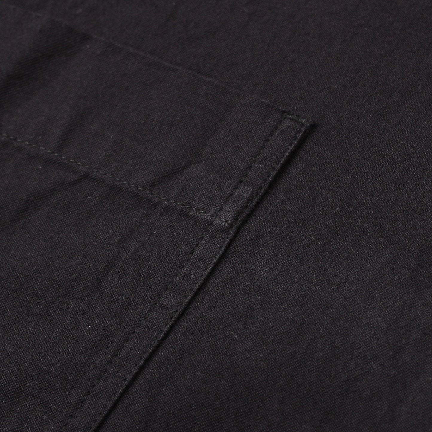 BLACK WARP COTTON DENIM SHIRT