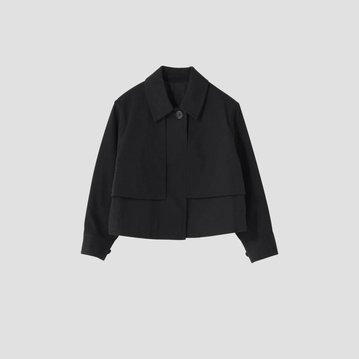 WOOL COTTON TWILL BLOUSON
