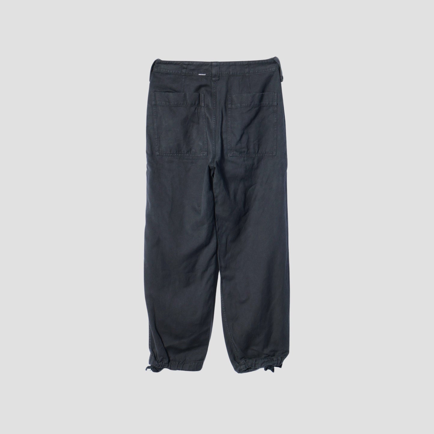 HIGHTWISTED COTTON LINEN TROUSERS