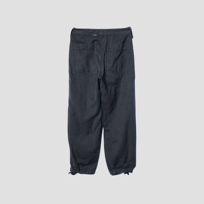 HIGHTWISTED COTTON LINEN TROUSERS