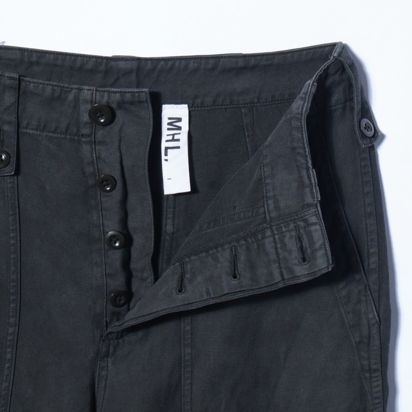HIGHTWISTED COTTON LINEN TROUSERS