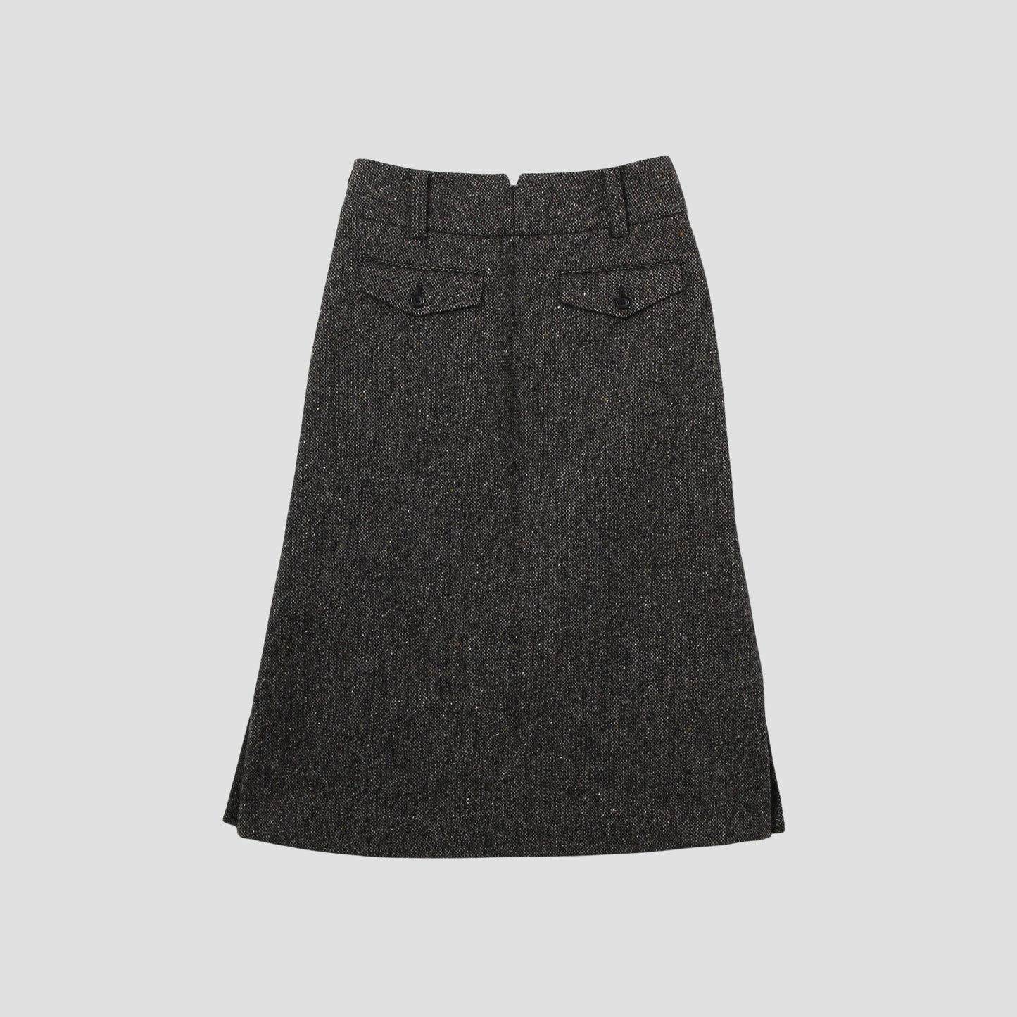WOOL TWEED SKIRT
