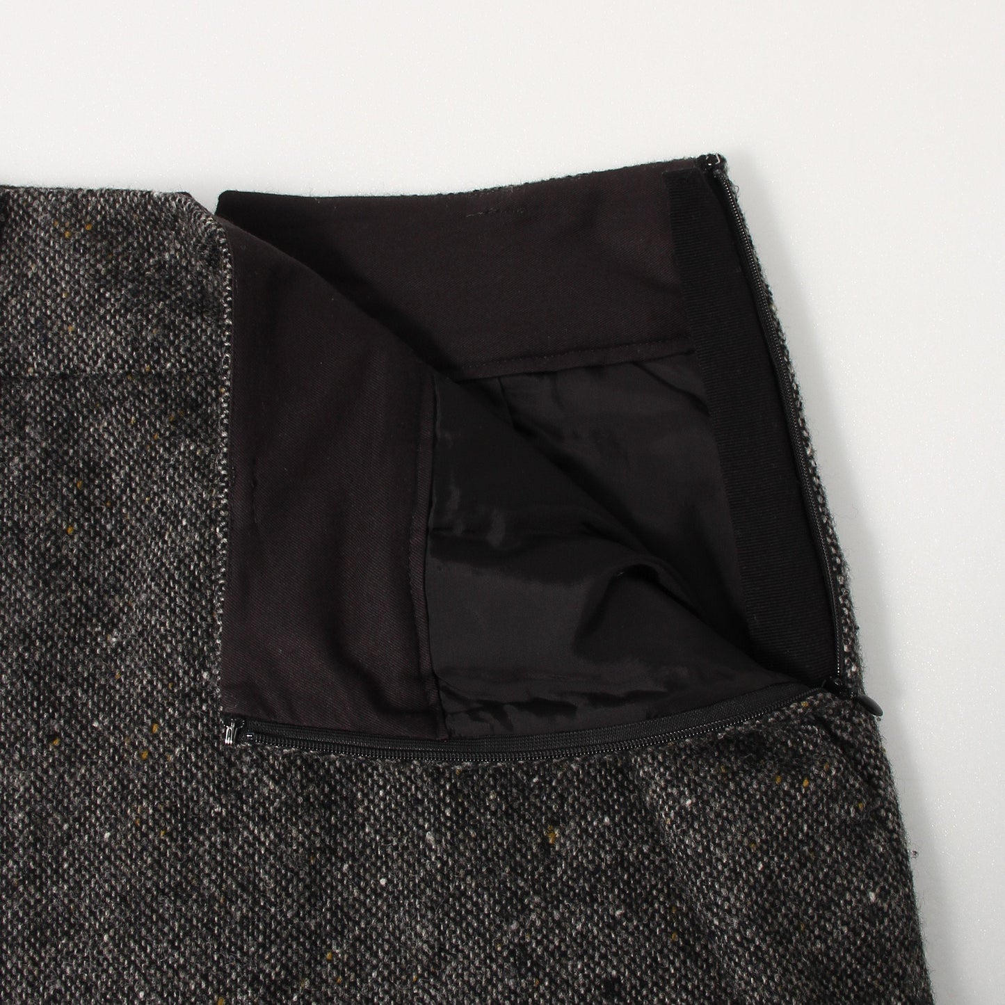 WOOL TWEED SKIRT