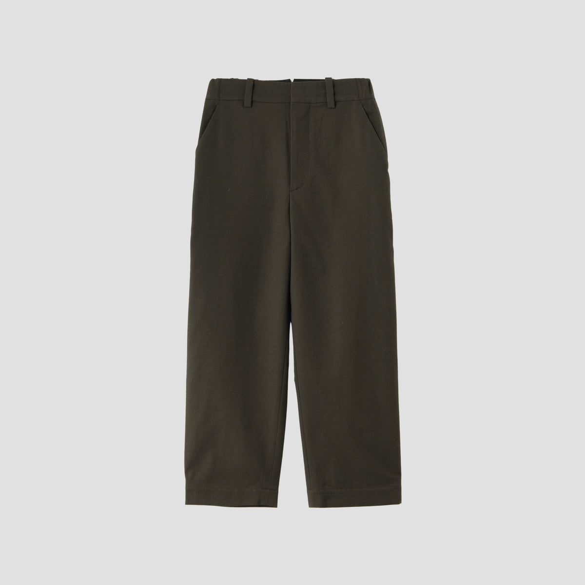 FLANNEL WOOL TROUSERS