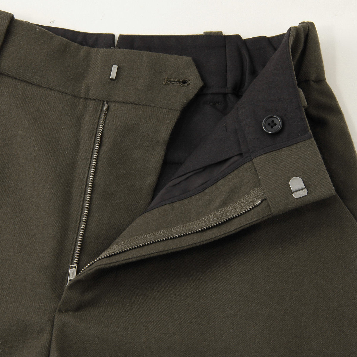 FLANNEL WOOL TROUSERS