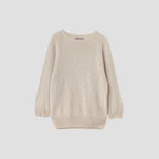 LINEN COTTON CREW NECK KNIT