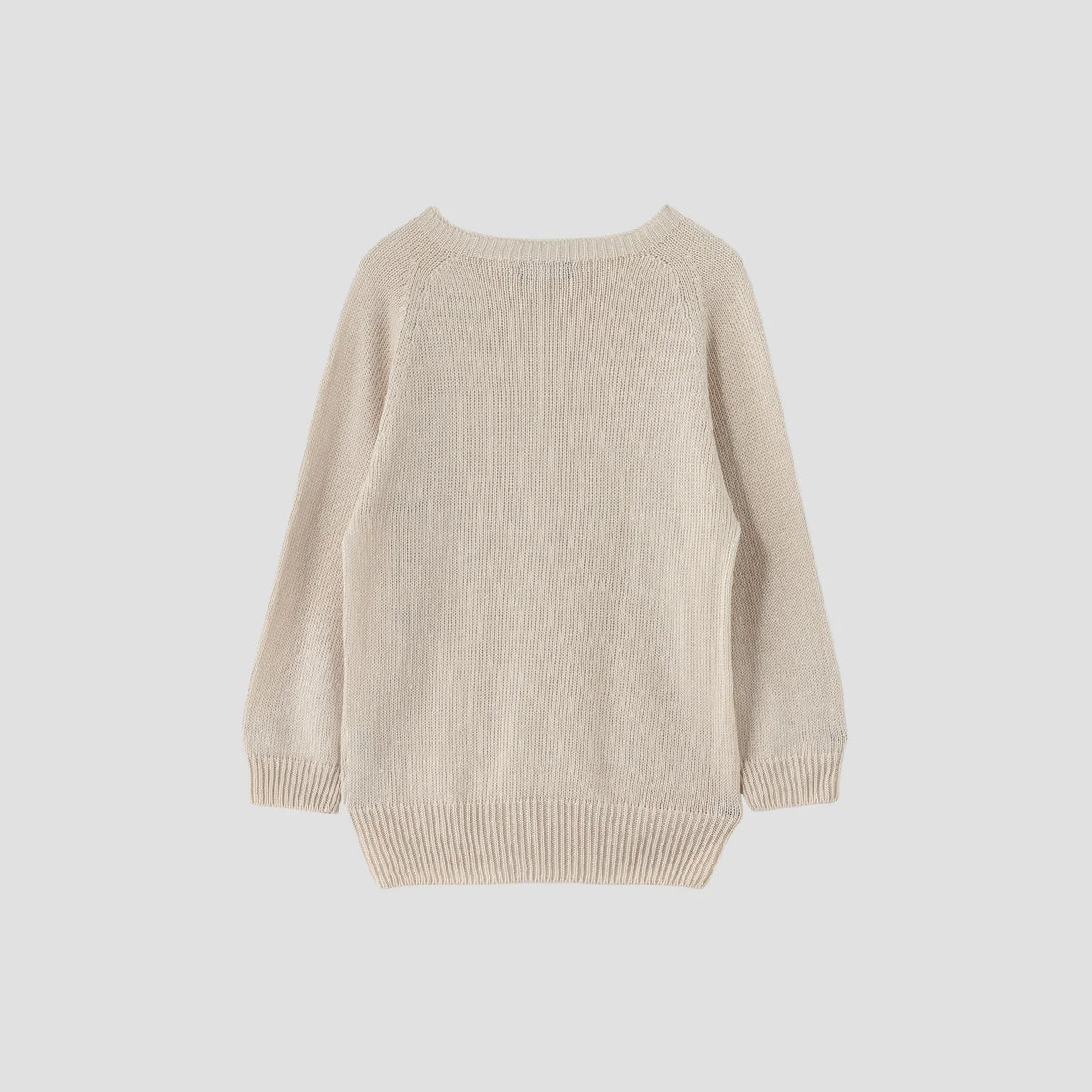 LINEN COTTON CREW NECK KNIT