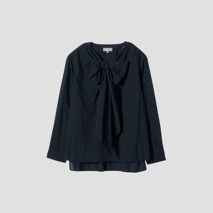 PIECE DYED WASHED COTTON SHIRT