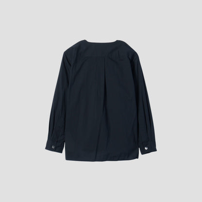 PIECE DYED WASHED COTTON SHIRT