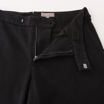 WASHED COTTON TWILL TROUSERS