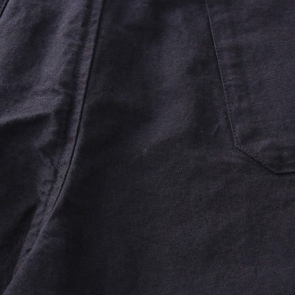 COTTON LINEN TWILL TROUSERS