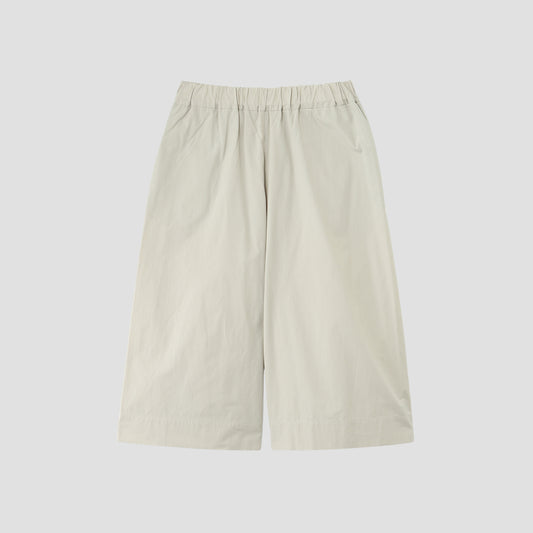 WASHED COTTON POPLIN TROUSERS