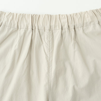 WASHED COTTON POPLIN TROUSERS