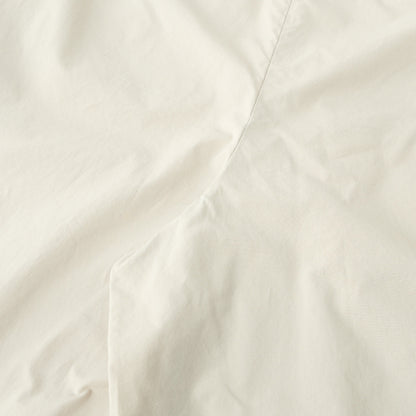 WASHED COTTON POPLIN TROUSERS