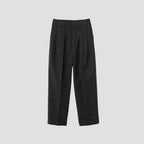 FINE GLEN CHECK WOOL TROUSERS