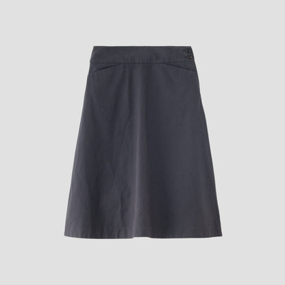 COTTON LINEN OXFORD SKIRT