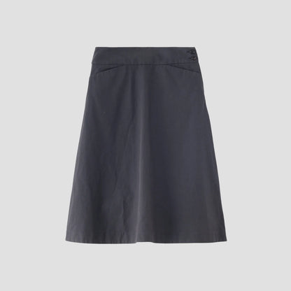 COTTON LINEN OXFORD SKIRT