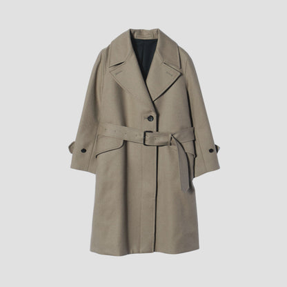 MILLED SERGE COAT