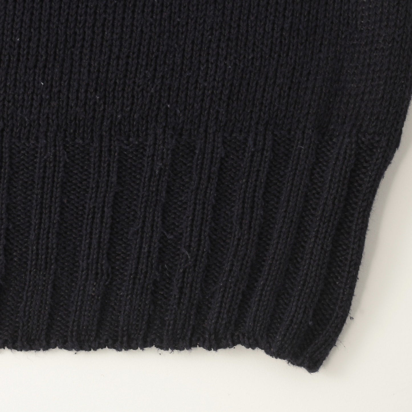 LINEN COTTON WIDE ROLL NECK KNIT