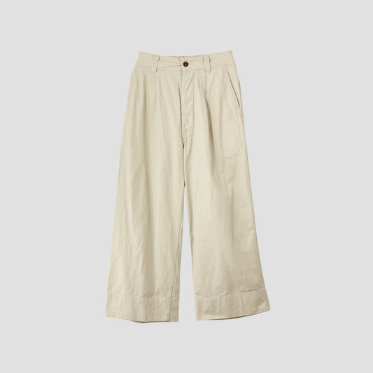ORGANIC LIGHT COTTON TWILL TROUSERS