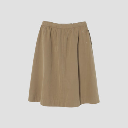 COTTON WOOL CANVAS SKIRT