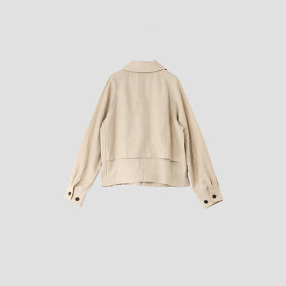 DENSE LINEN BLOUSON