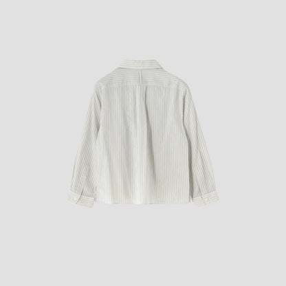 STRIPE FINE COTTON SHIRT