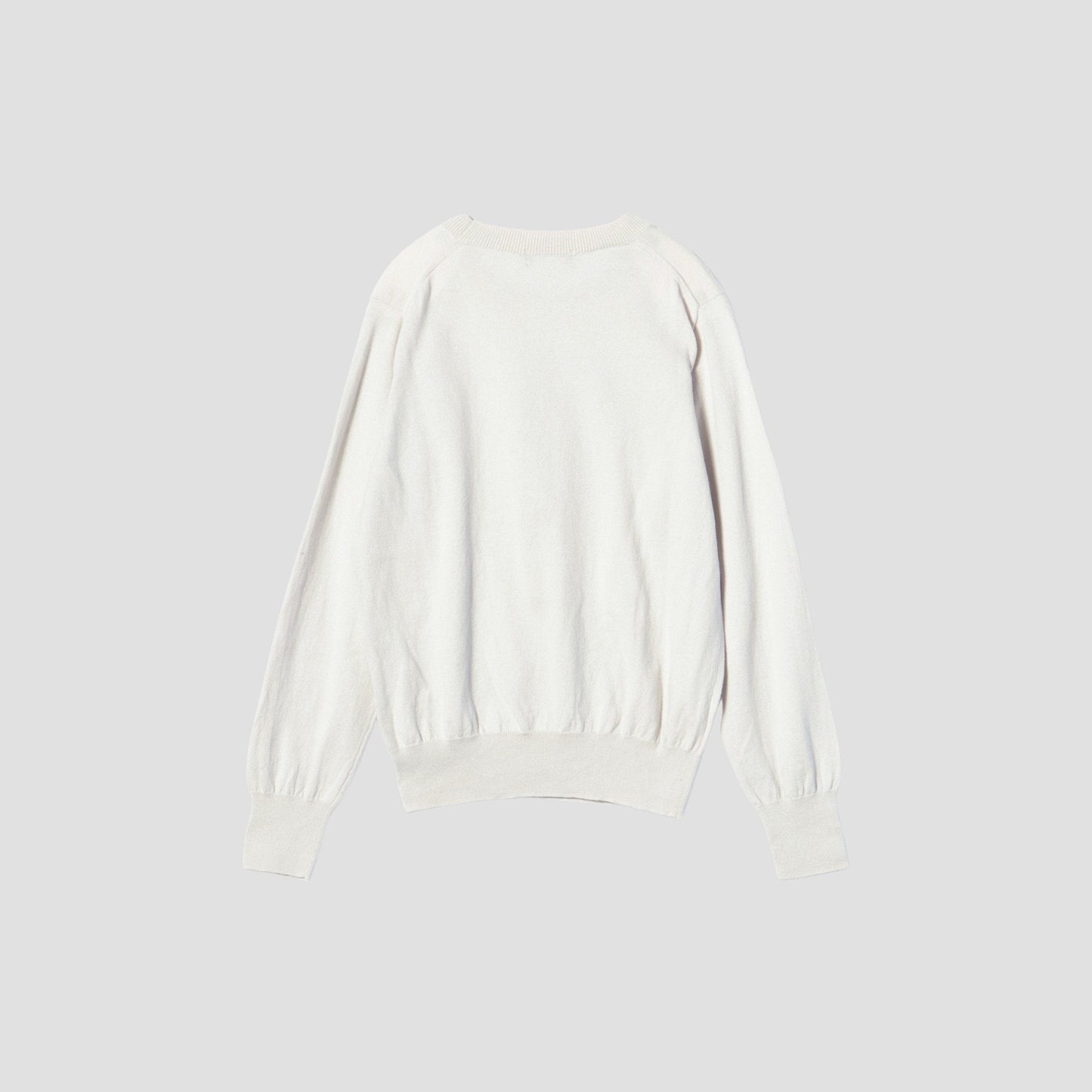 WOOL COTTON JUMPER KNIT