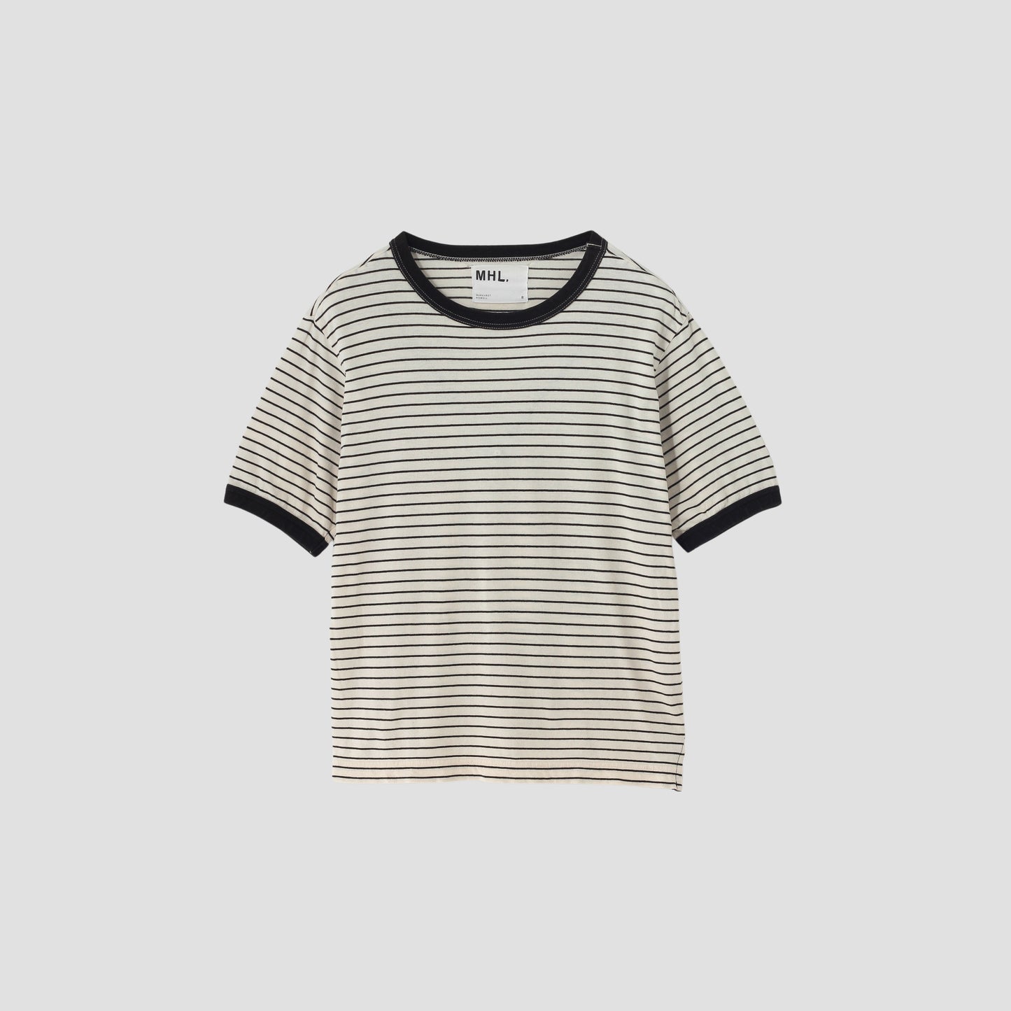 COTTON LINEN STRIPE JERSEY