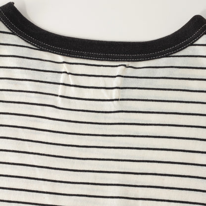 COTTON LINEN STRIPE JERSEY