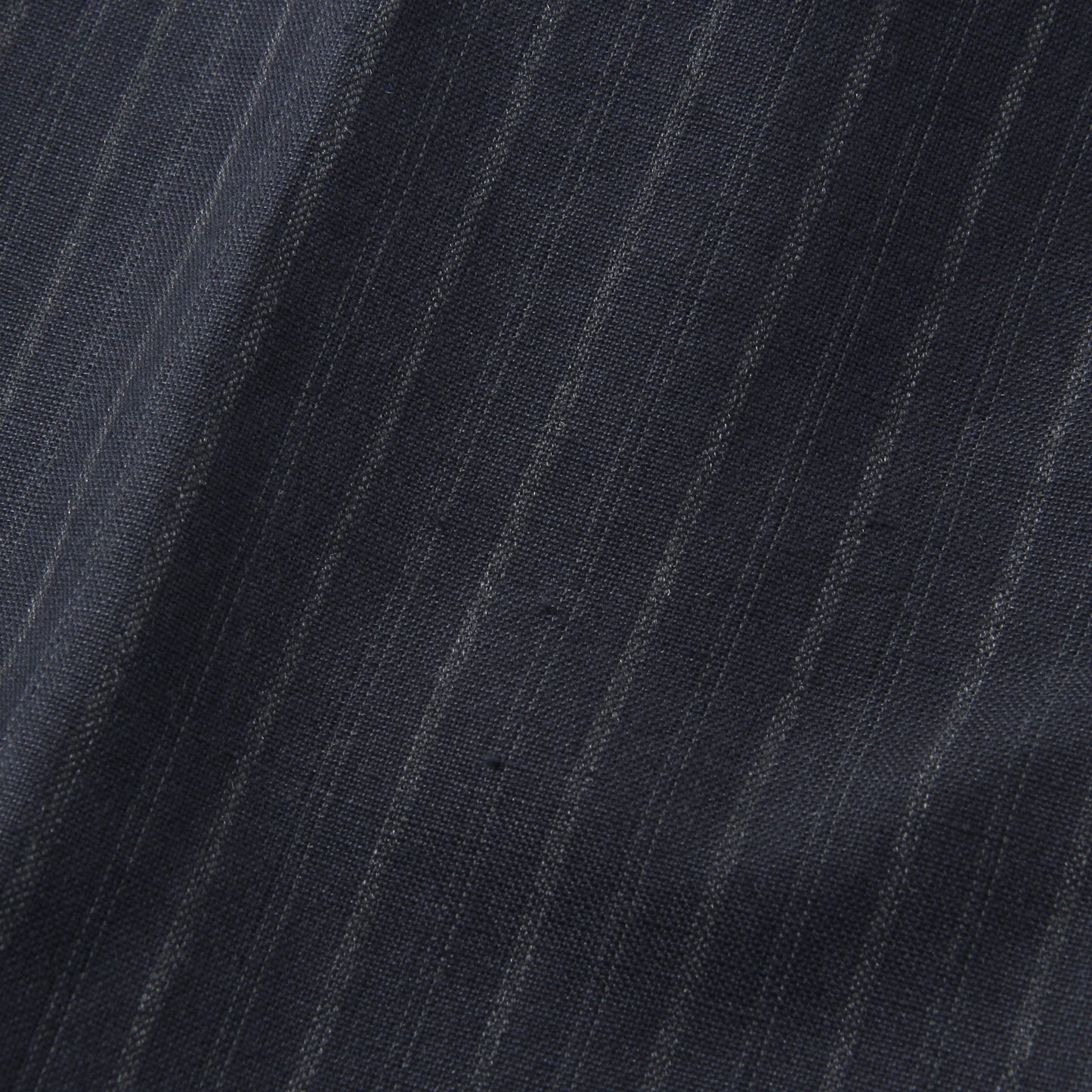 CHALK STRIPE LINEN WOOL TROUSERS
