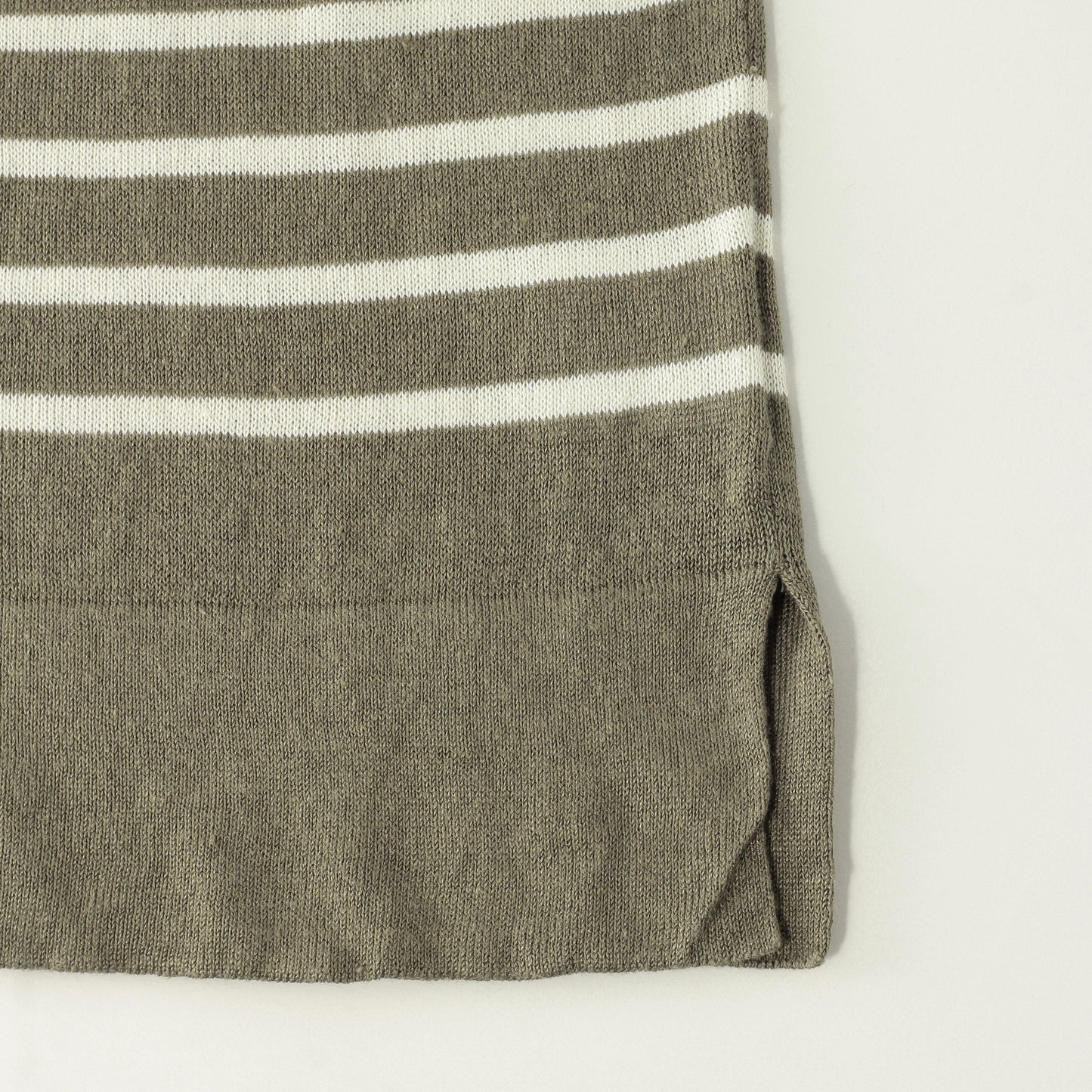 LINEN SILK BOAT NECK KNIT
