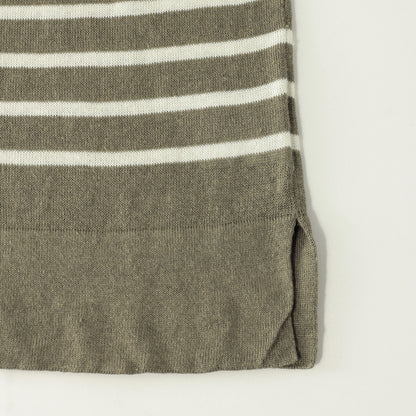LINEN SILK BOAT NECK KNIT