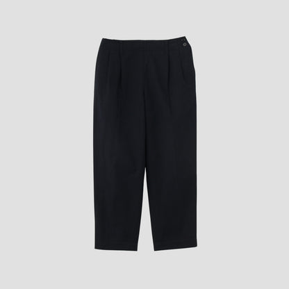 COTTON LINEN OXFORD TROUSERS