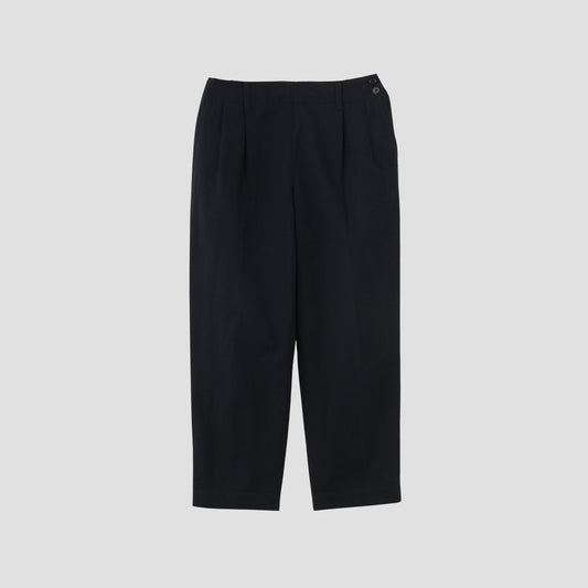 COTTON LINEN OXFORD TROUSERS