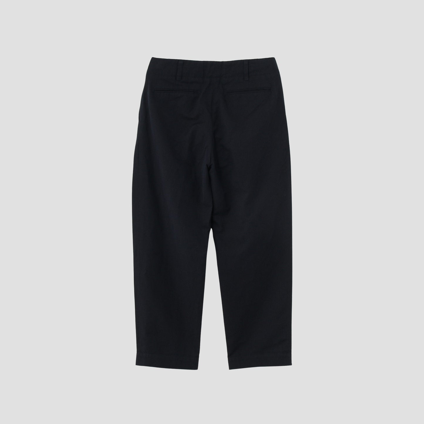 COTTON LINEN OXFORD TROUSERS