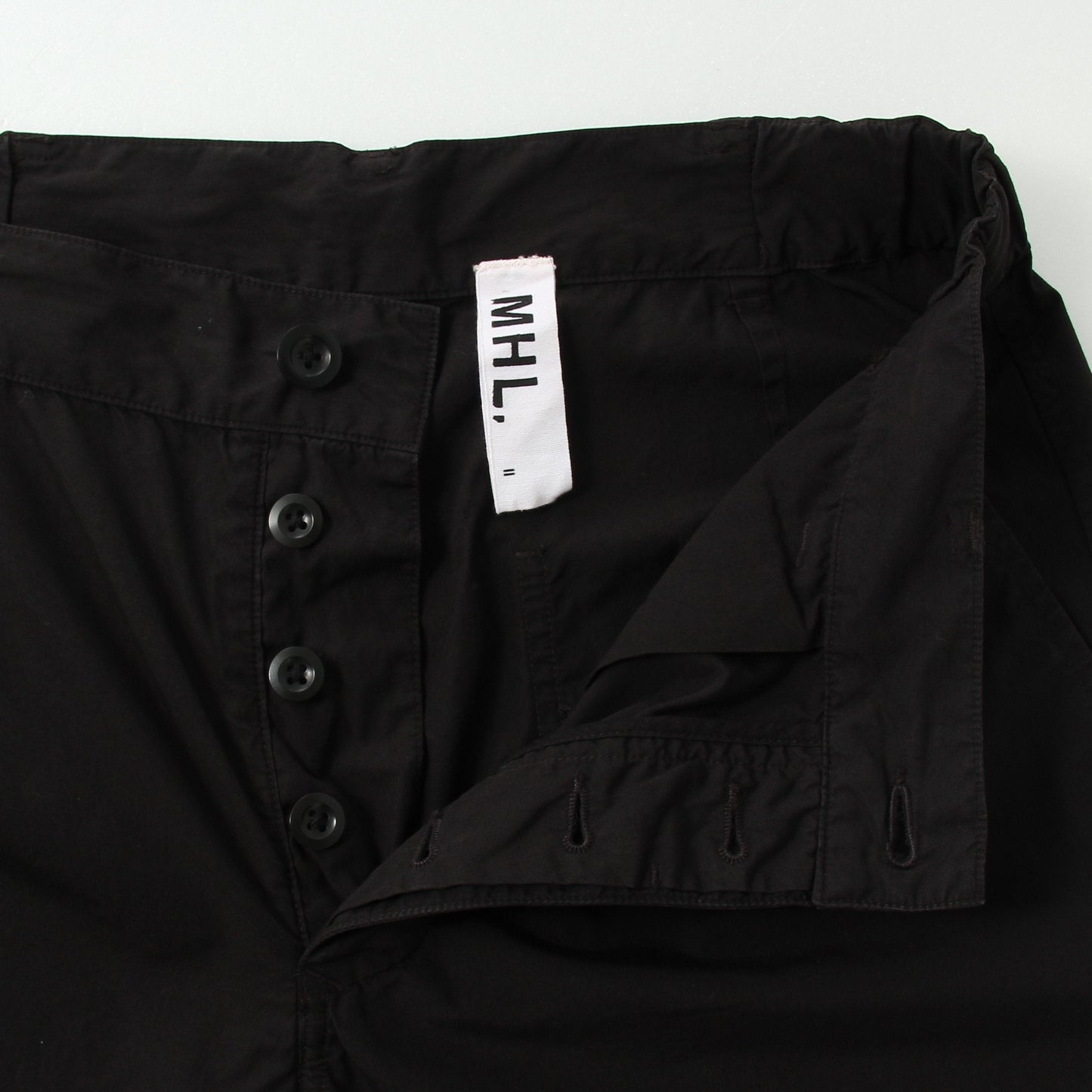 COMPACT TOUGH COTTON POPLIN TROUSERS