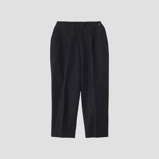 COTTON LINEN TWILL TROUSERS