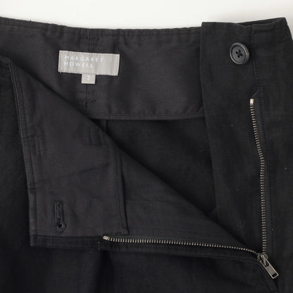 COTTON LINEN TWILL TROUSERS