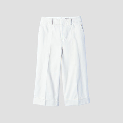 COTTON TWILL TROUSERS