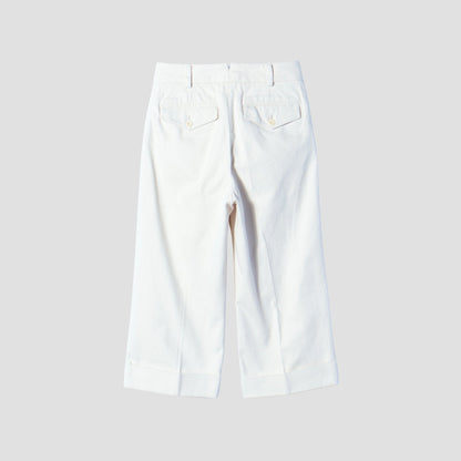 COTTON TWILL TROUSERS