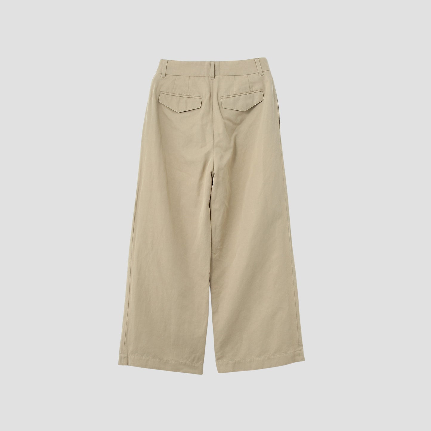 COTTON LINEN TWILL TROUSERS